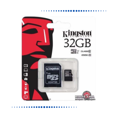 SD-MICRO SD CLASE 10 KINGSTON 32GB